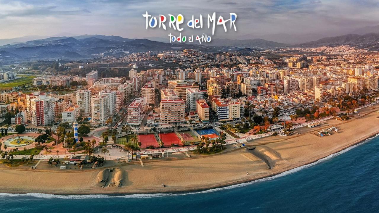 Precioso Estudio Con Piscina, Junto A La Playa Torre Del Mar Ngoại thất bức ảnh